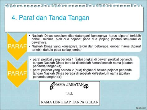 Contoh Paraf pada Surat Dinas
