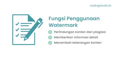 Contoh Penggunaan Watermark