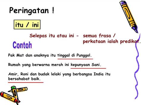 Contoh Predikat