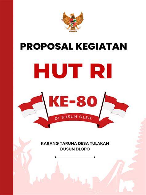 Contoh Proposal HUT RI ke-80