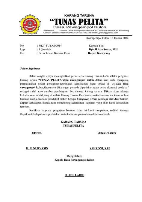 Contoh Proposal Karang Taruna
