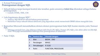 Contoh SQL Deklaratif