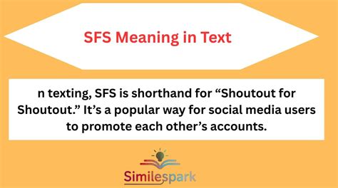 Contoh Shoutout SFS