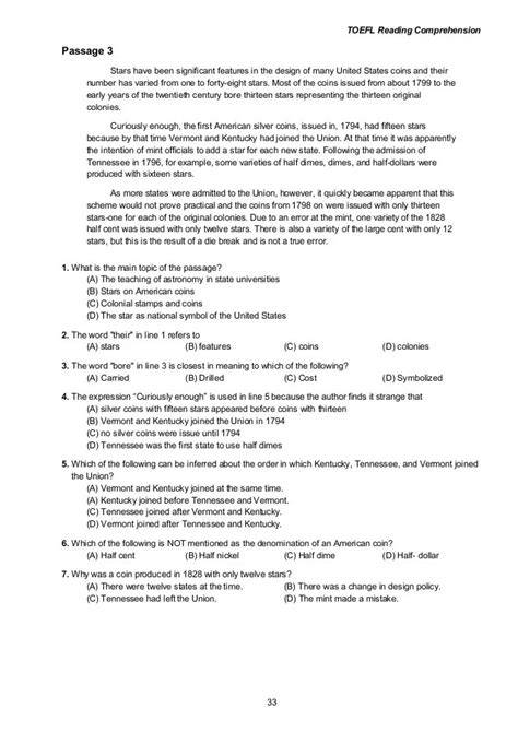 Contoh Soal Reading TOEFL