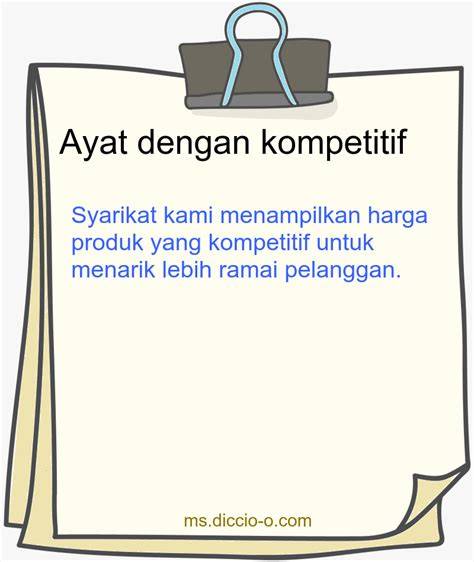 Contoh Surat Kompetitif
