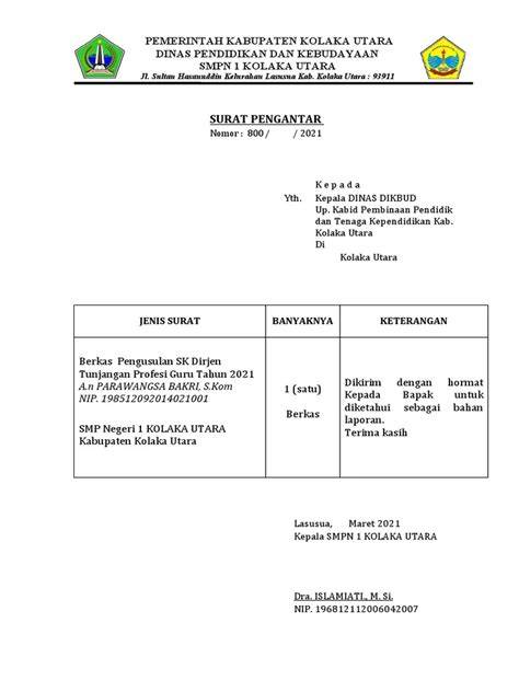 Contoh Surat Pengantar BKN