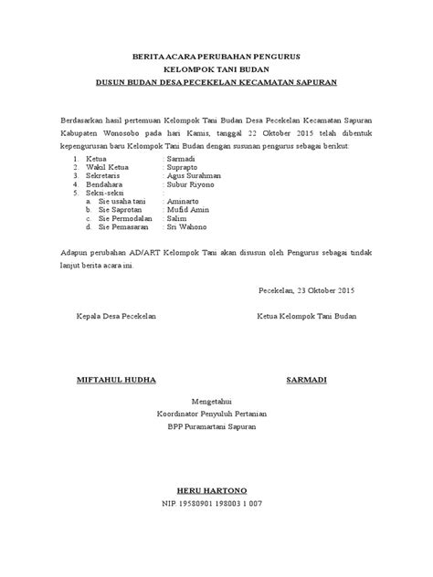 Contoh Surat