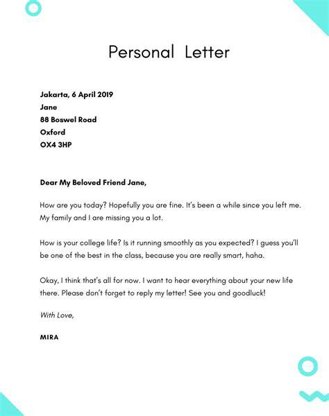 Contoh Surat Personal Feedback