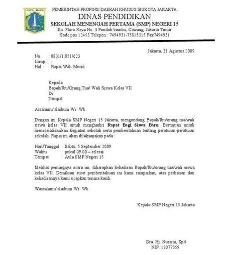 Contoh Surat SMP
