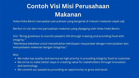 Contoh Visi dan Misi
