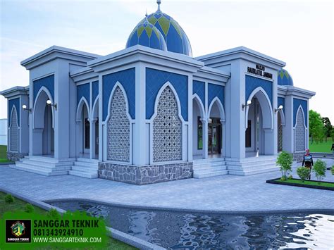 Contoh desain masjid modern