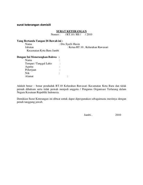 Contoh surat
