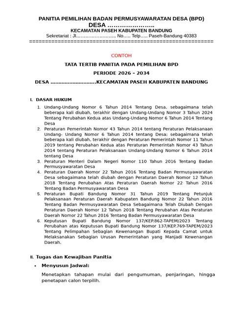 Contoh-Contoh BPD di Indonesia