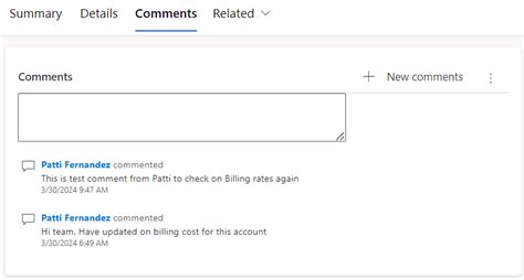 Control Comments