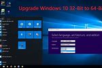 Convert 32-Bit to 64-Bit Windows 10