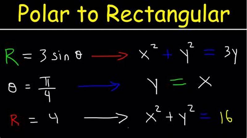 Convert The Polar Equation To Rectangular Form