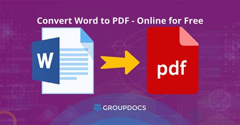 Convert Word to PDF