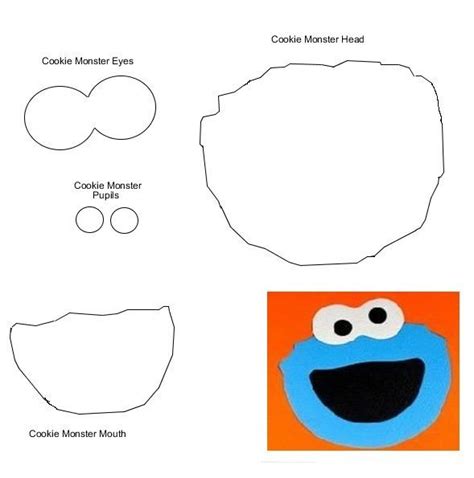 Cookie Monster Template