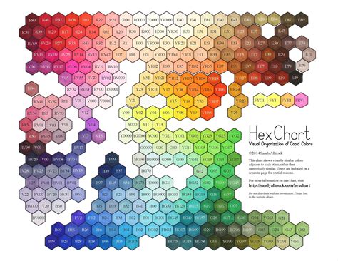 Copic Chart Hex