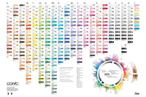 Copic Color Chart