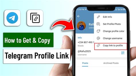 Copy Telegram Profile