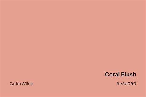 Coral Blush Color
