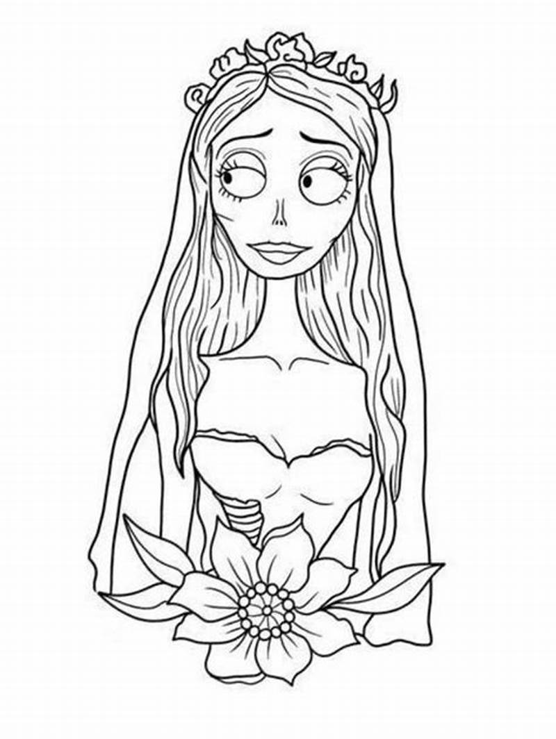 Corpse Bride Coloring
