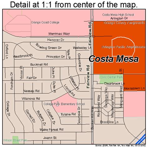 CA Street Map
