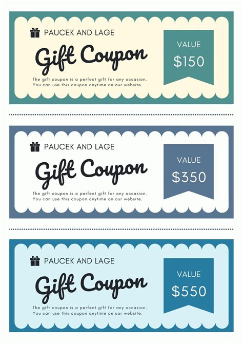 Coupon Voucher Template