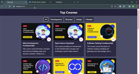 Course Catalog App State