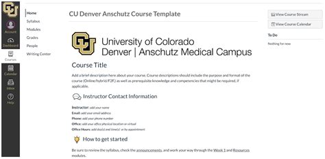 Course Catalogs For Cu Denver Majors