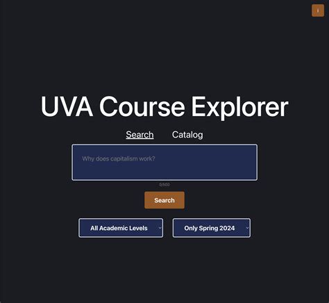 Course Catalogue Uva