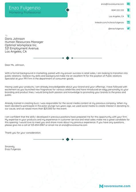 Cover Letter Example