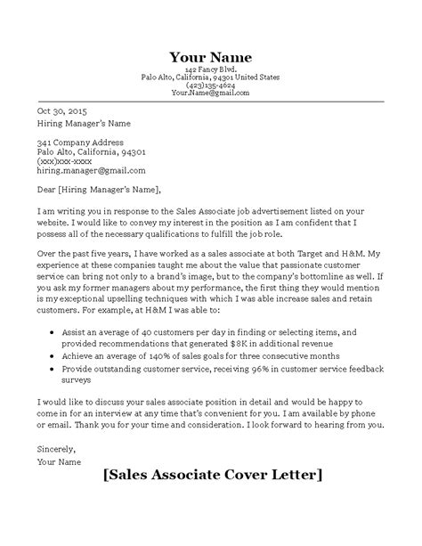 Cover Letter Examples fo… 
