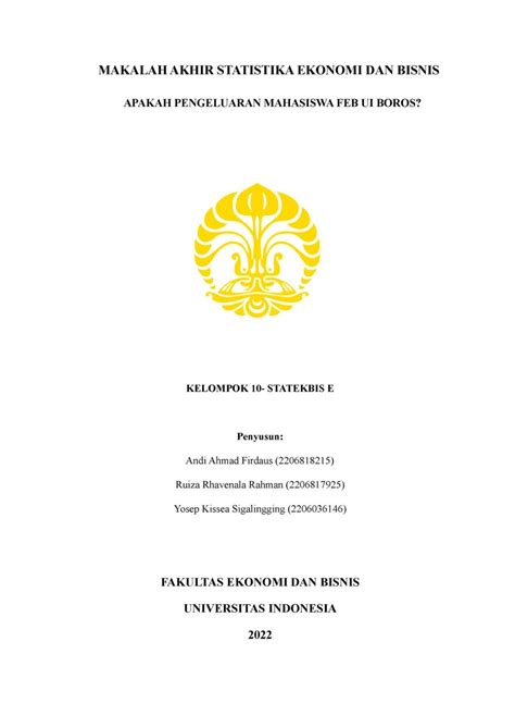 Cover Makalah Profesional