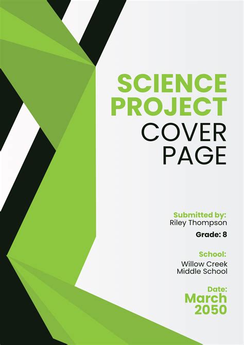 Cover Page Project Template