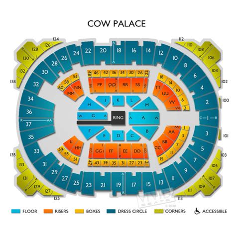 Cow Palace Seating Chart