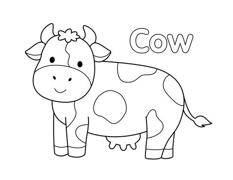 Cow Picture Printable