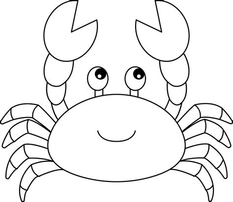 Crab Template Printable