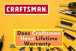 Craftsman Warranty