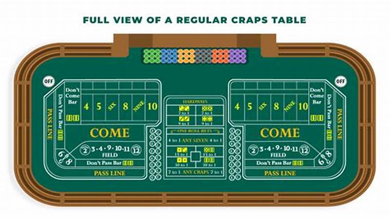Craps Table Layout Printable