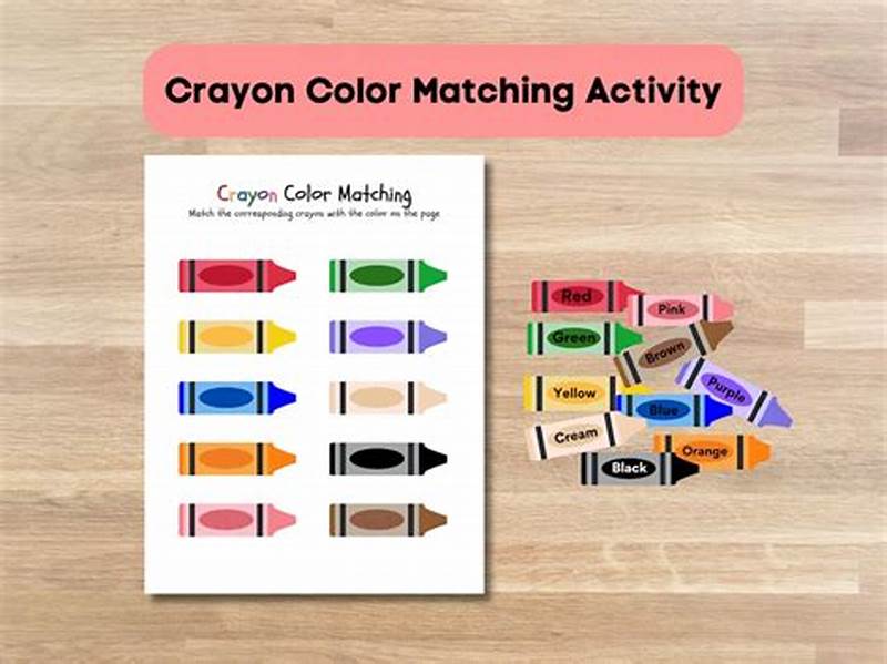 Crayon Color Matching Printable