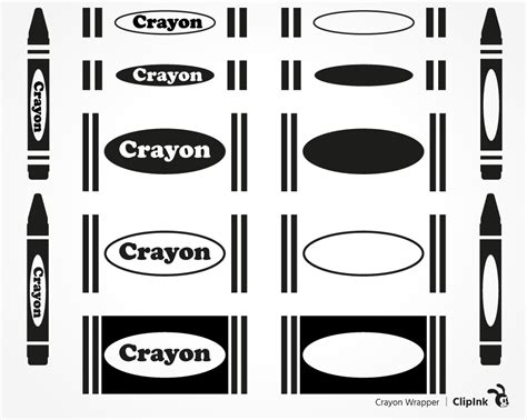 Crayon Label Template