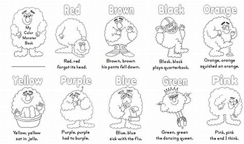 Crazy Color Creatures Free Printable