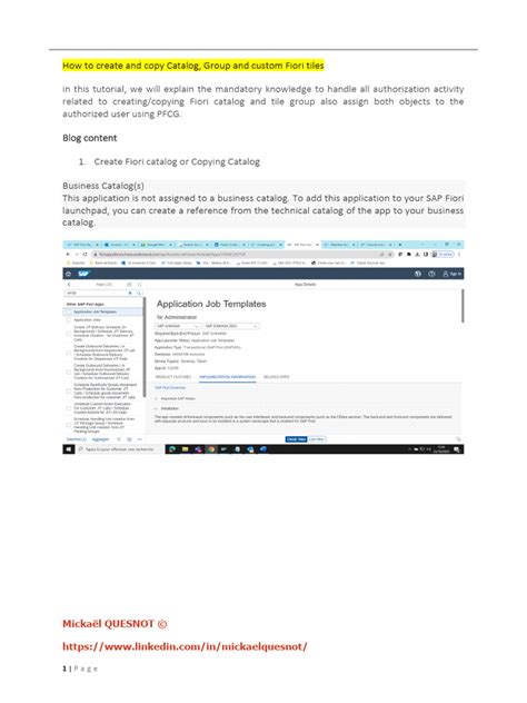 Create Custom Fiori Catalogs And Tiles