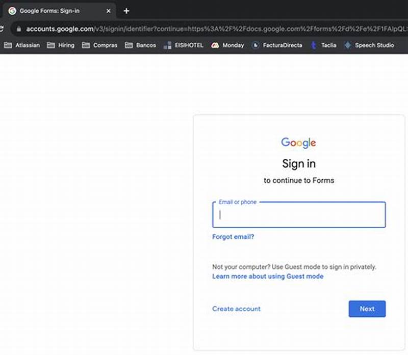 Create Google Form Without Sign In