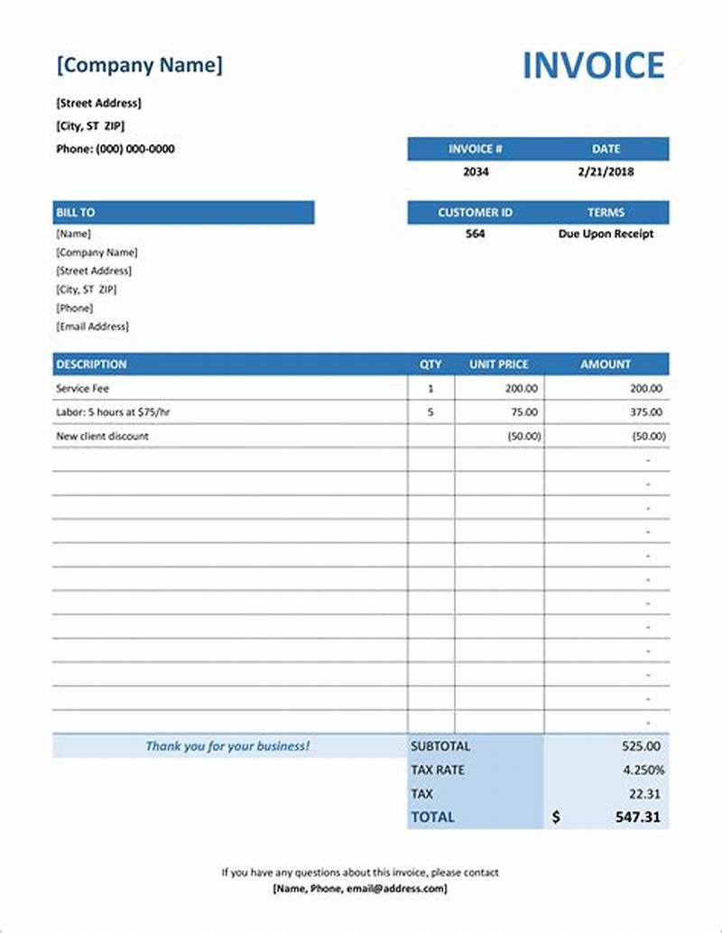 Create Invoice Form