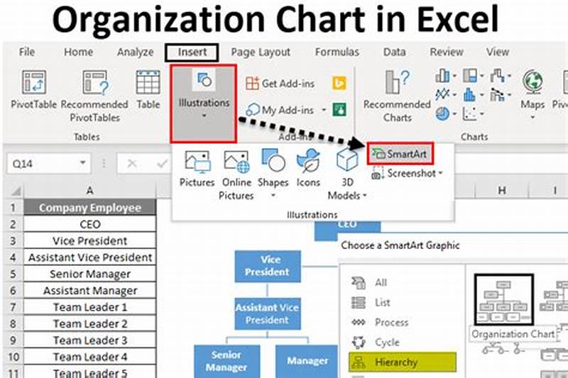 Create Organization Chart From Excel Data