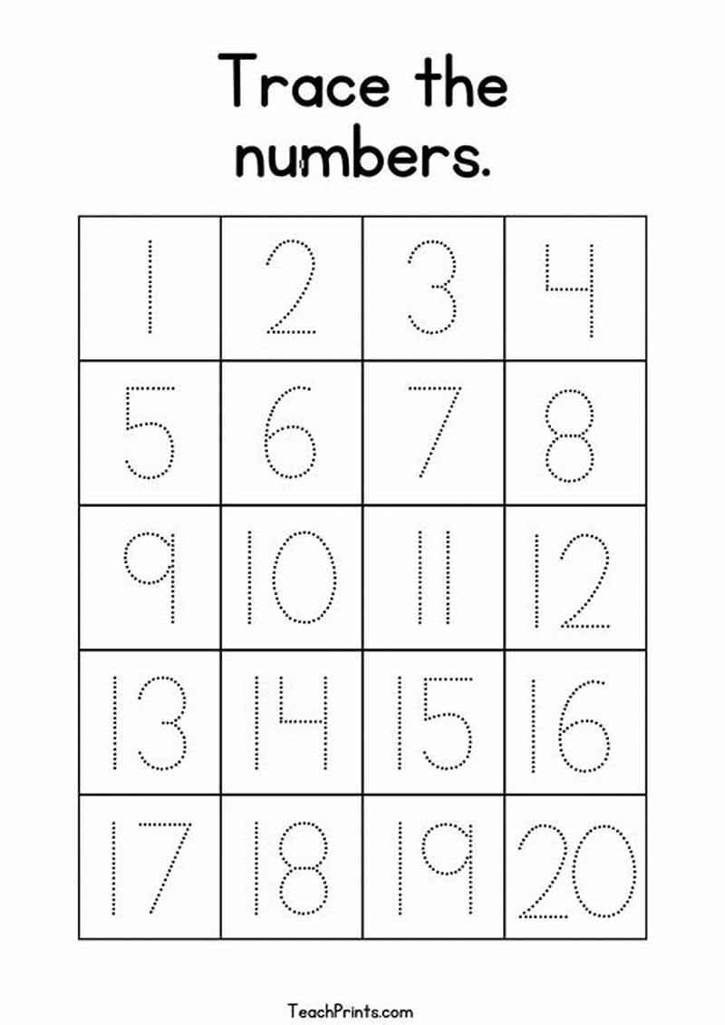 Create Printables Numbers