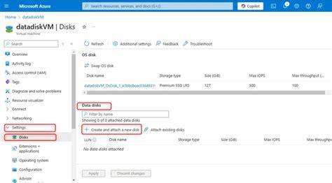 Create and Attach a New Disk